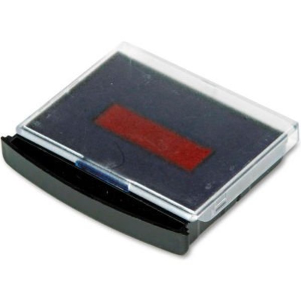 Cosco COSCO Replacement Ink Pad for 2000 PLUS Two-Color Word Daters, Blue/Red 61961